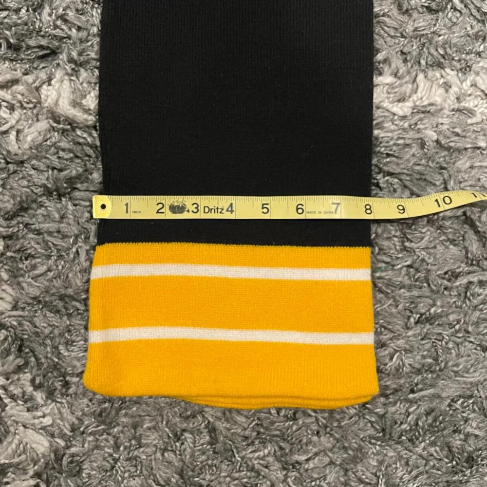 Pittsburgh Steelers Scarf Black and Gold